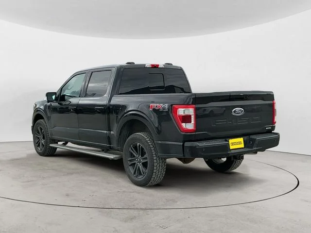 Used 2021 Agate Black Metallic Ford Lariat image 3