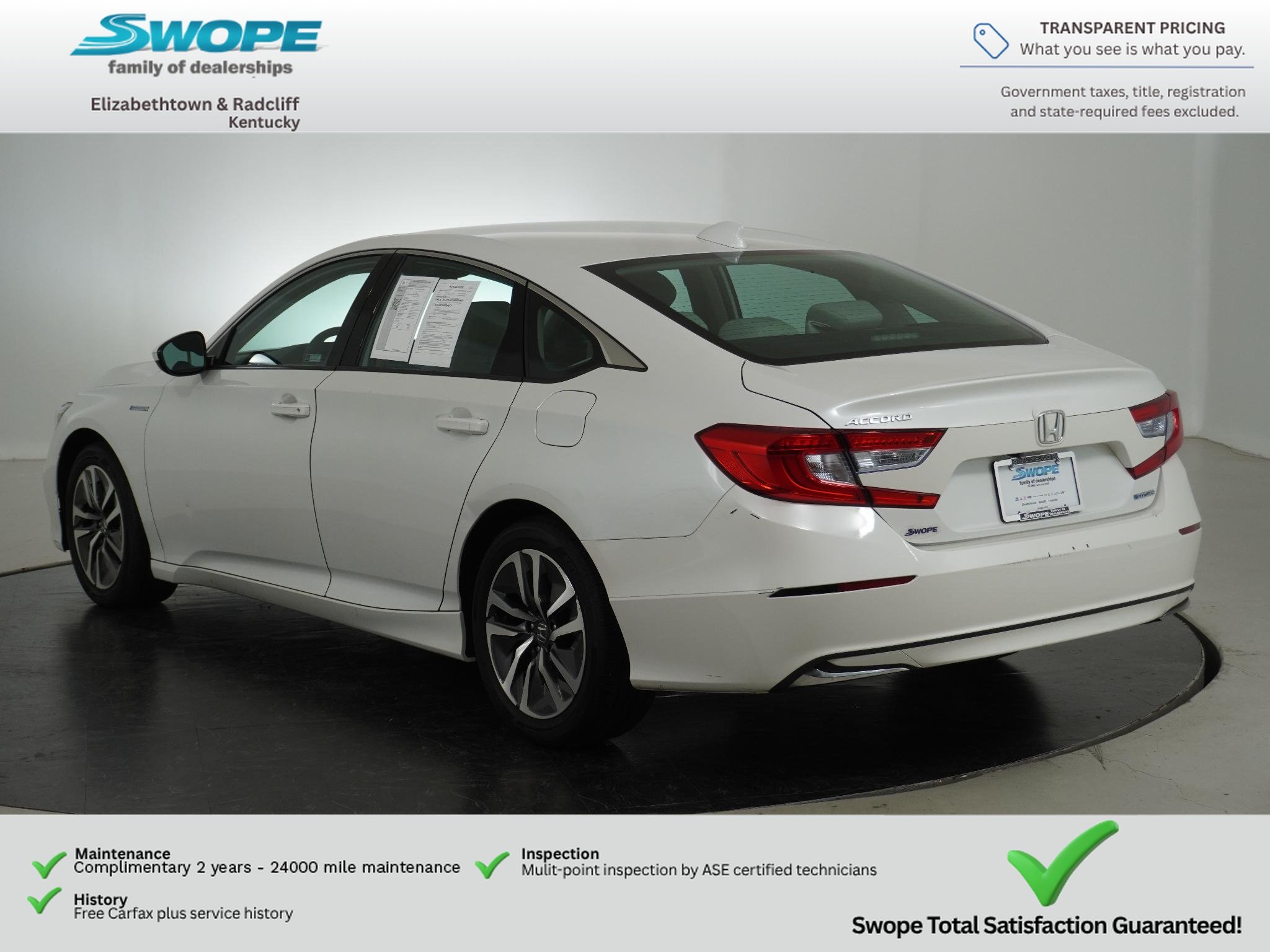 Used 2018 White Orchid Pearl Honda Base image 5