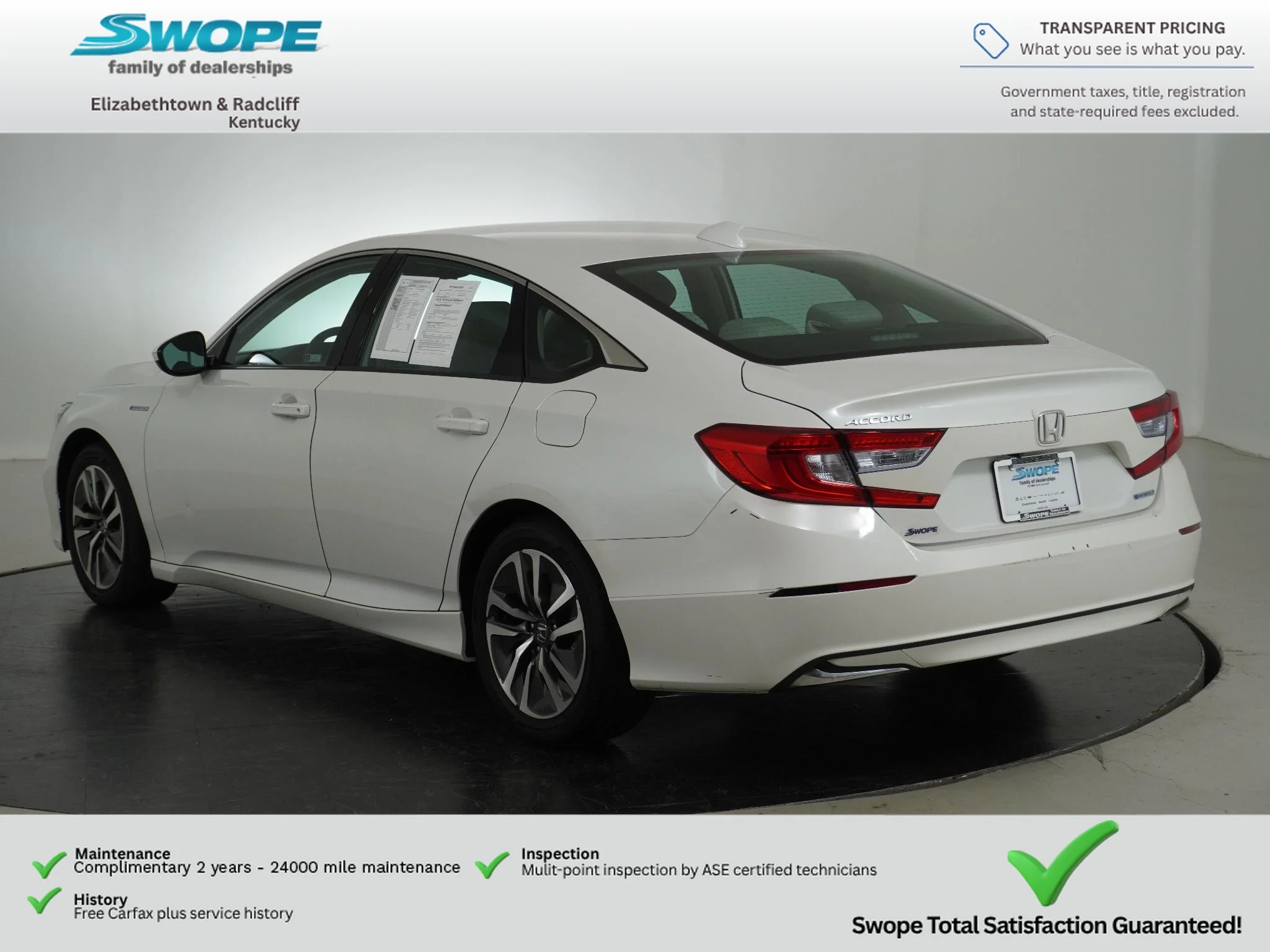 Used 2018 White Orchid Pearl Honda Base image 5