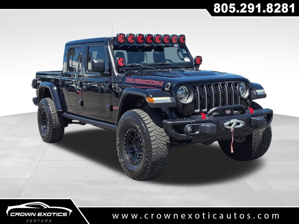 Used 2020 Black Jeep Rubicon image 1