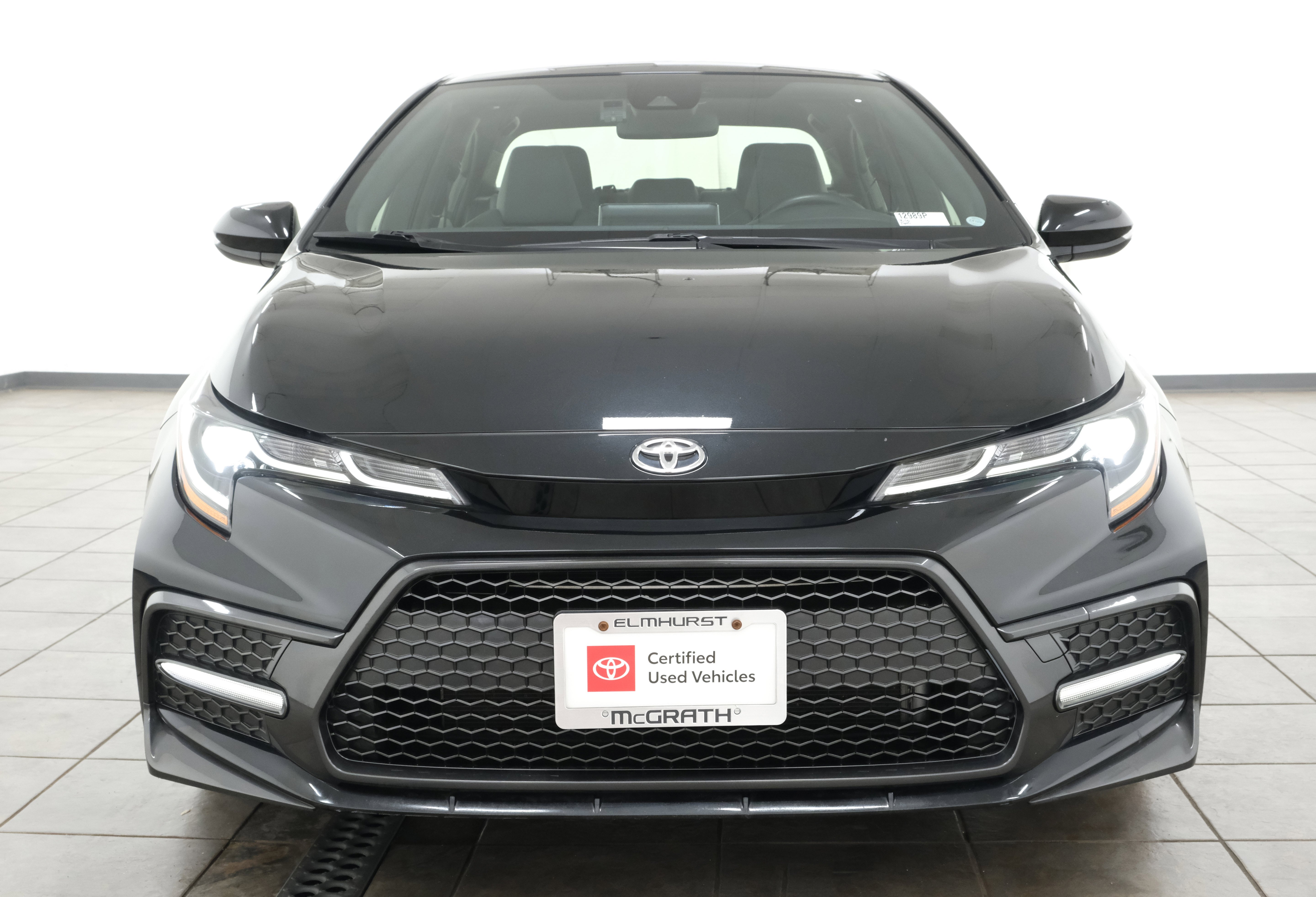 Certified Used 2020 Black Sand Pearl Toyota SE image 8
