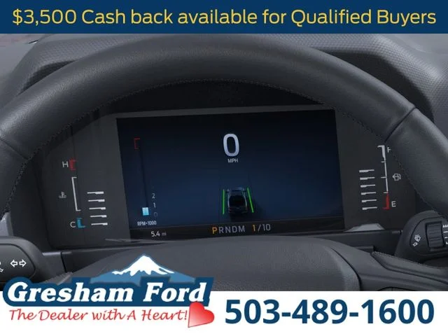 New 2025 Azure Gray Metallic Tri-coat Ford XLT image 14