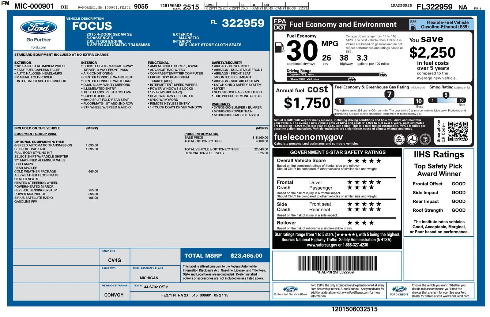 Used 2015 Magnetic Ford SE image 5