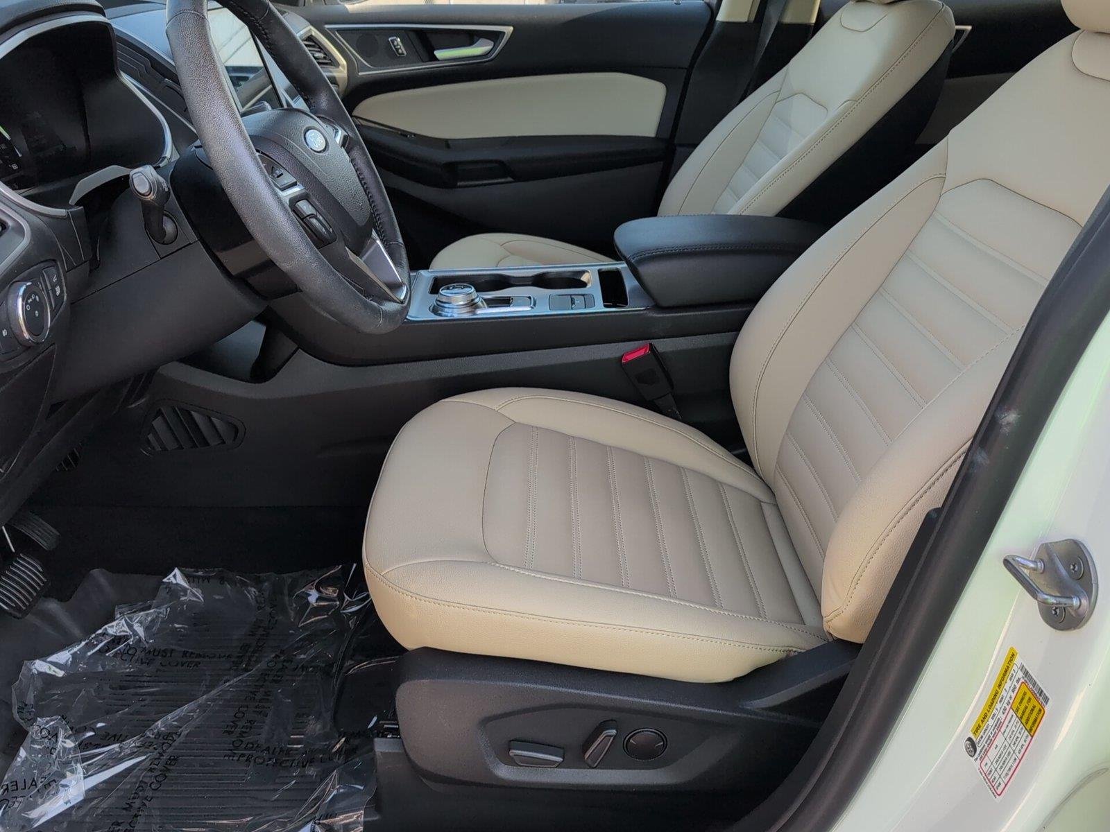 Used 2021 Star White Metallic Tri-Coat Ford SEL image 13