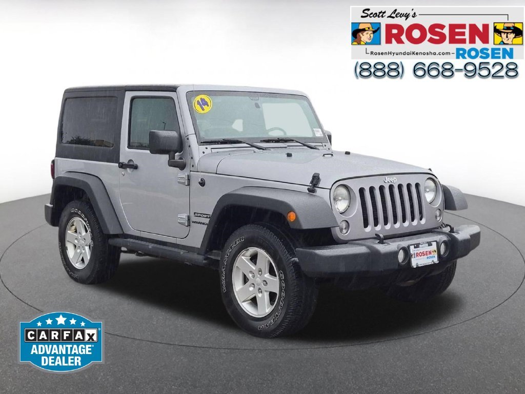 Used 2014 Gray Jeep Sport image 1