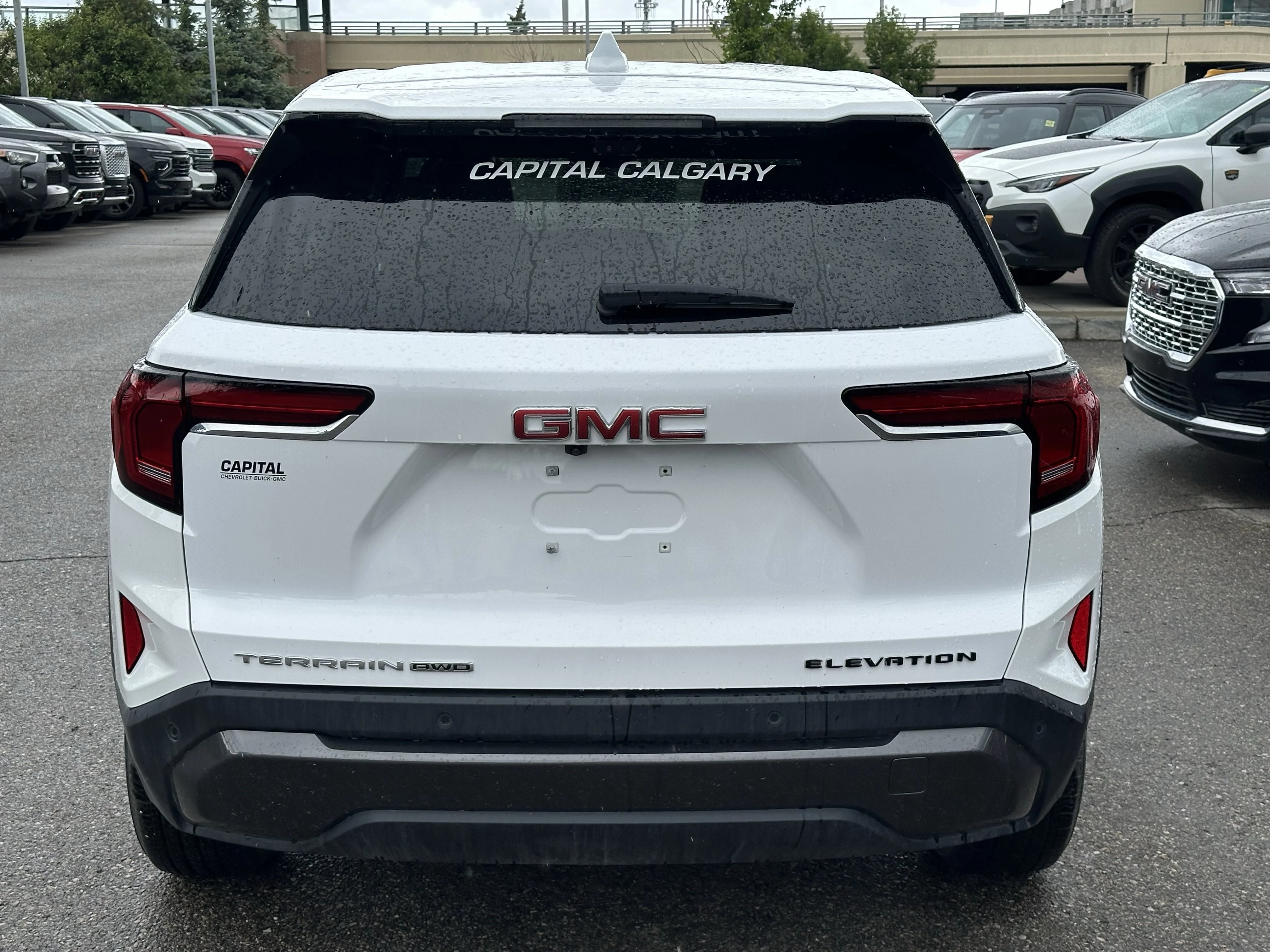 Certified Used 2025 White GMC AWD Elevation image 5