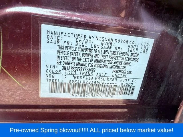 Used 2025 Red Nissan SV image 20