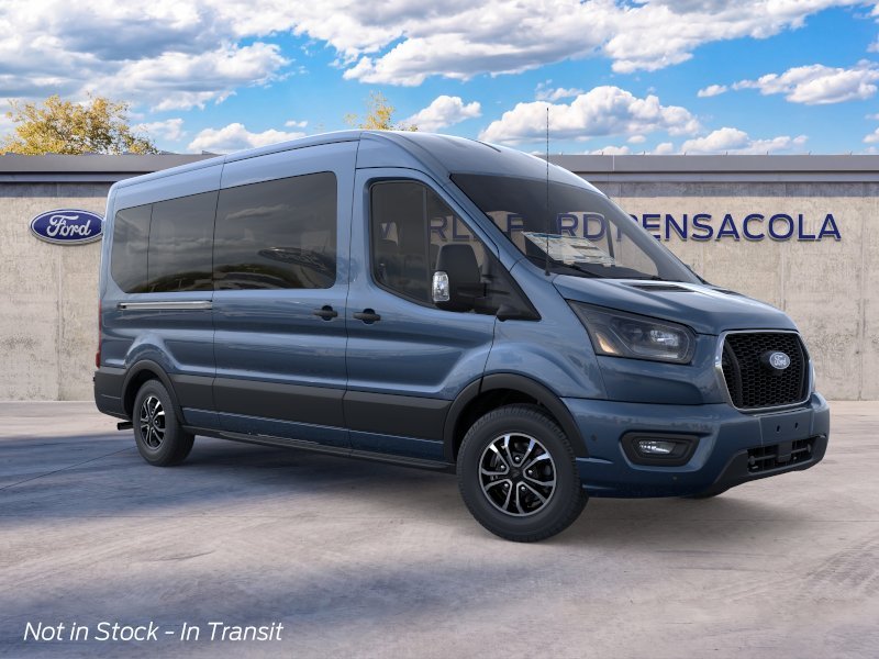 New 2026 Blue Metallic Ford Passenger Van XLT image 7