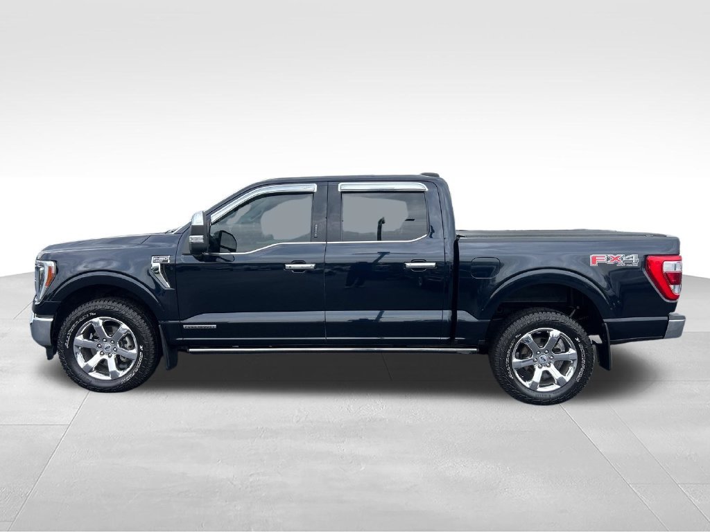 Used 2021 Blue Ford Lariat image 2