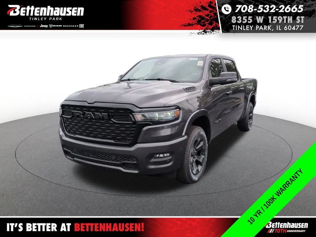 New 2026 Granite Crystal Metallic Clear-Coat Exterior Paint RAM Big Horn image 1
