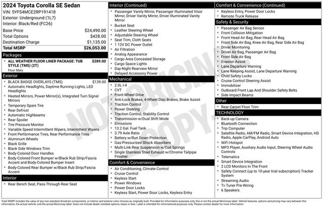 Used 2024  Toyota SE image 9