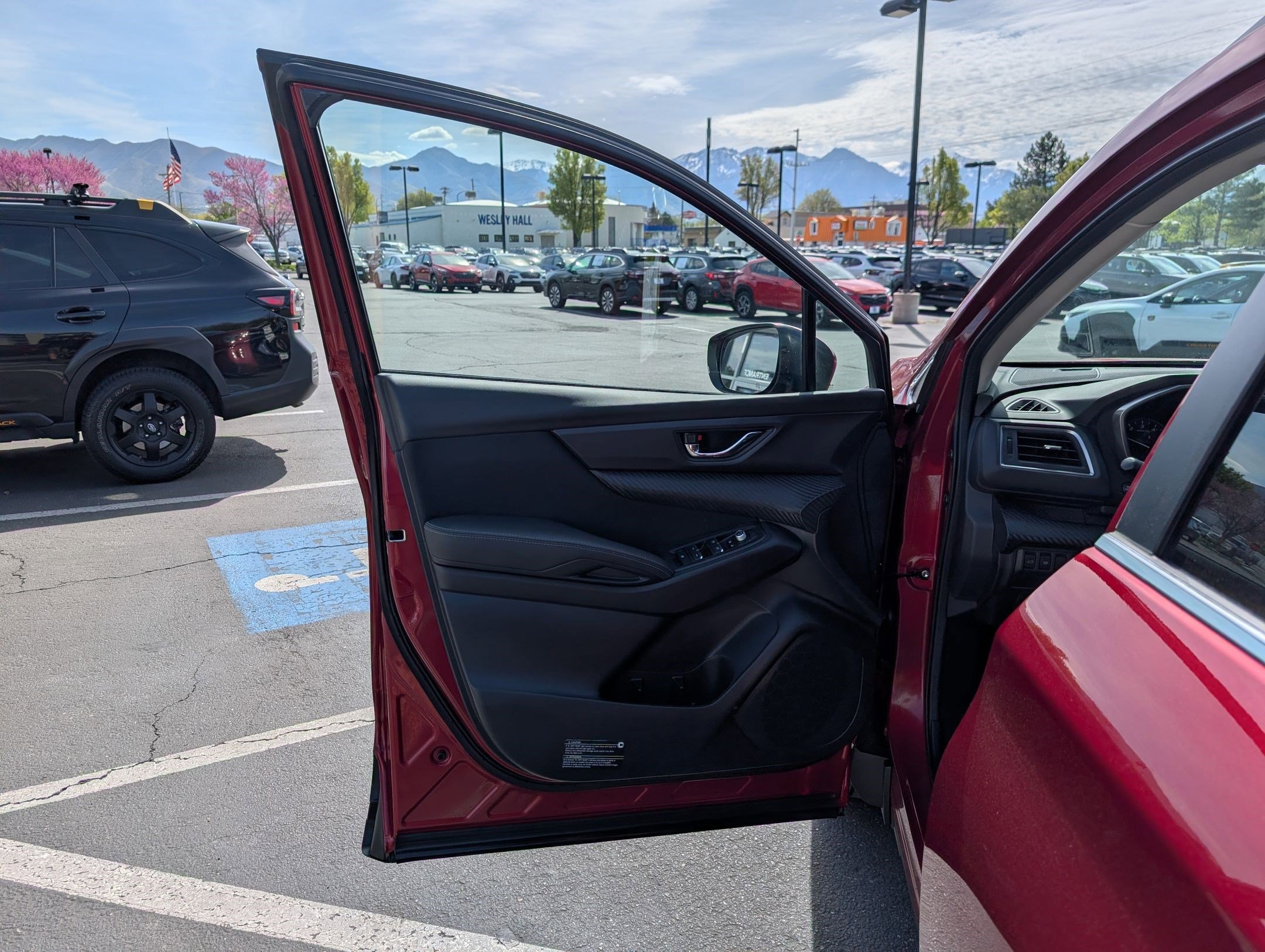 Certified Used 2025 Crimson Red Pearl Subaru Premium image 12