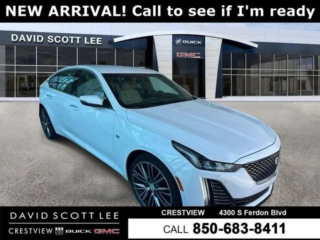 Used 2023 Summit White Cadillac Premium Luxury image 1