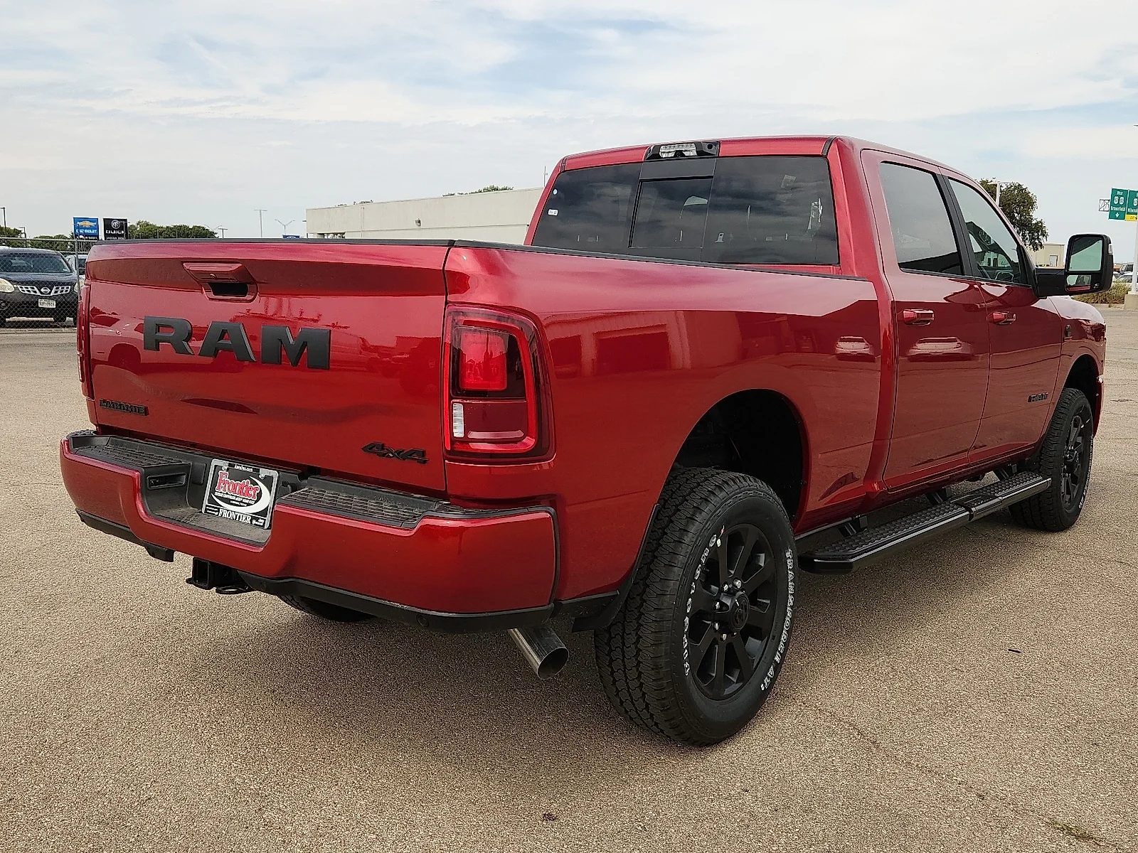 New 2027 Molten Red Pearl-Coat  Paint Ram LARAMIE CREW CAB 4X4 6