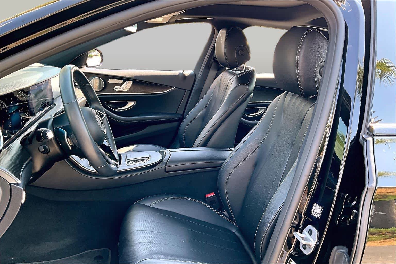 Certified Used 2022 BLACK Mercedes-Benz E 350 image 8
