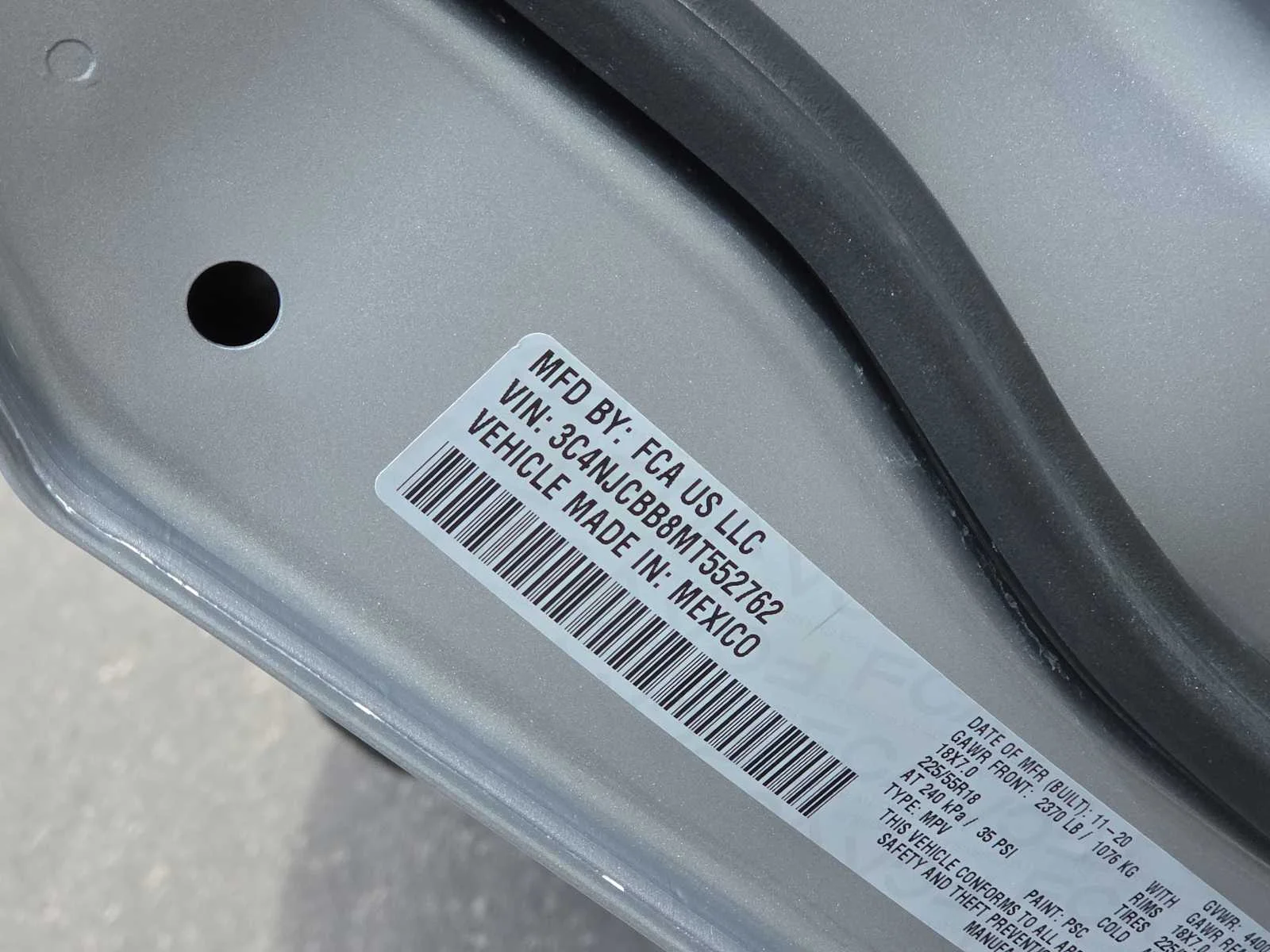 Used 2019 Billet Silver Metallic Clearcoat Jeep Limited image 25