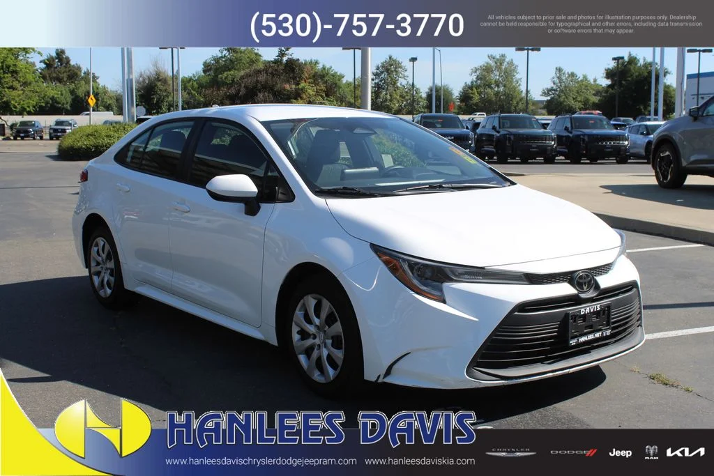 Used 2023 White Toyota LE image 5