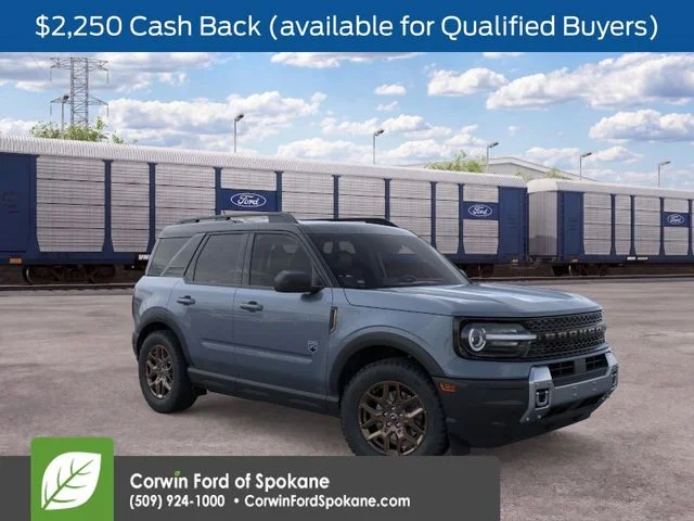 New 2026 Azure Gray Metallic Tri-Coat Ford Big Bend image 1
