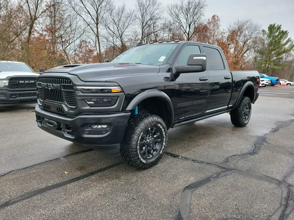 New 2026 Diamond Black Crystal Pearl-Coat Exterior Paint RAM Power Wagon image 2