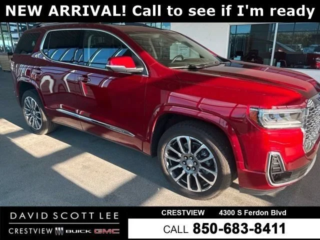 Used 2021 CAYENNE RED TINTCOAT GMC Denali image 1