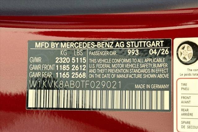 New 2026 MANUFAKTUR Patagonia Red Metallic Mercedes-Benz AMG® SL 55 image 56