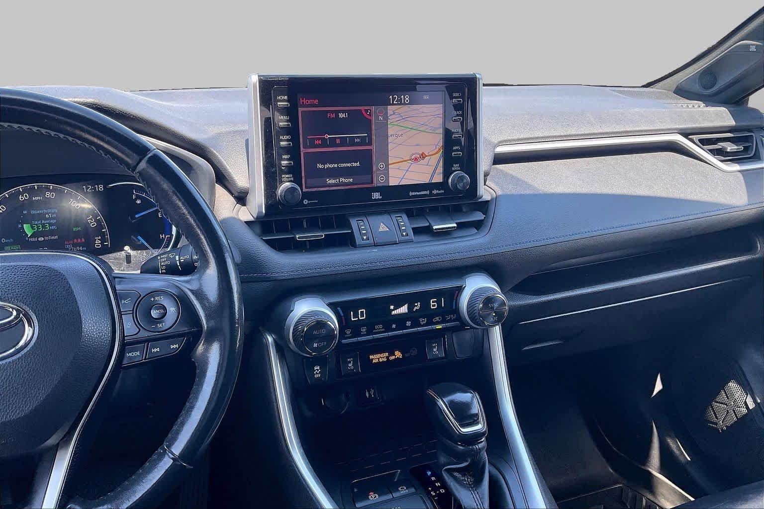 Used 2019 Blizzard Pearl w/Black Roof Toyota Hybrid XSE image 7
