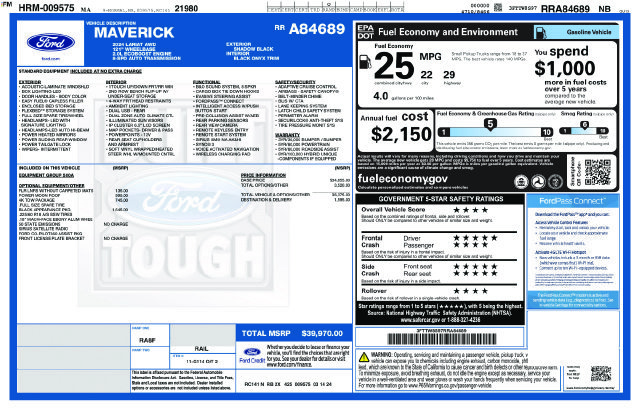 Used 2024 Shadow Black Ford Lariat image 3