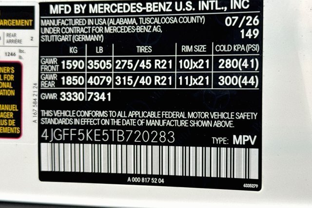 New 2026 Polar White Mercedes-Benz GLS 450 image 60