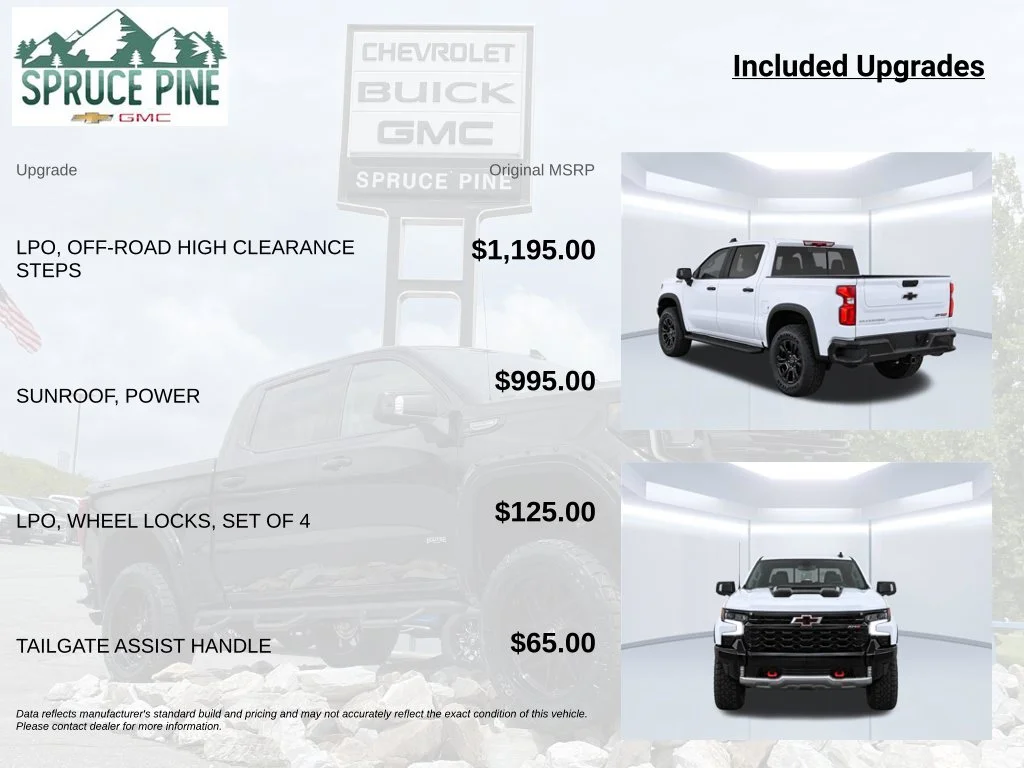 New 2026 White Chevrolet ZR2 image 8