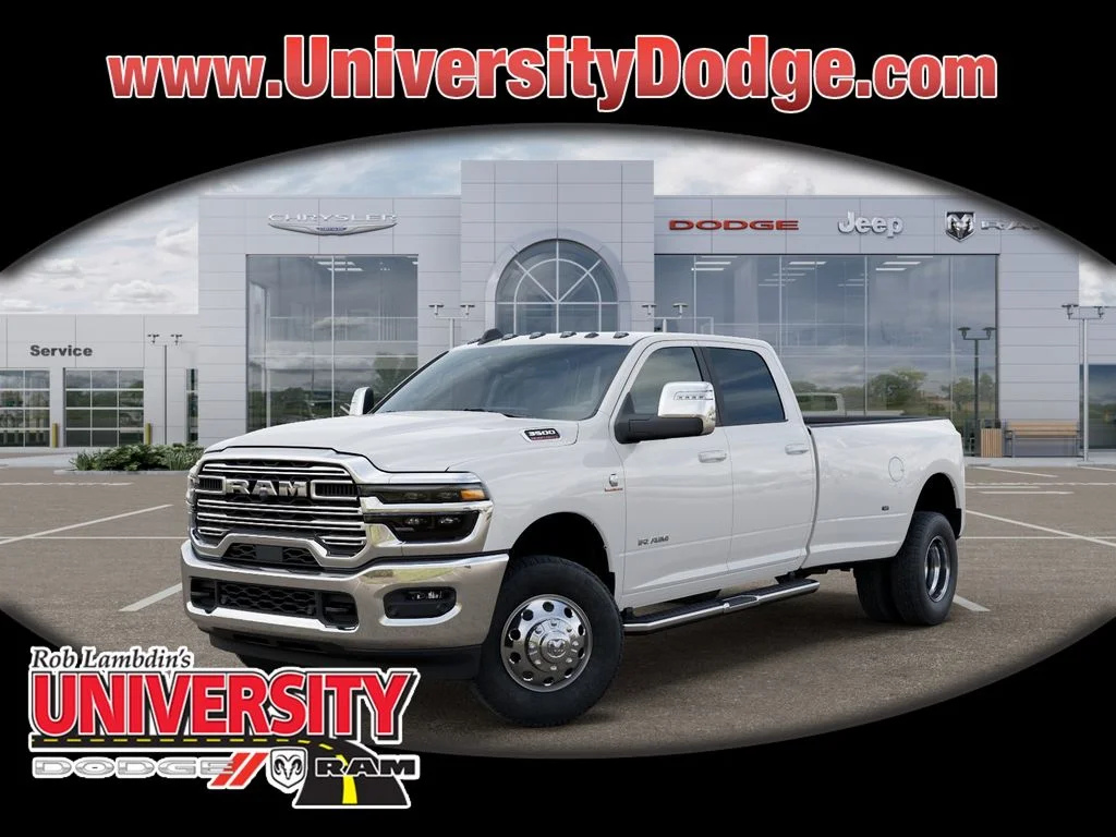New 2026 Bright White Clear-Coat Exterior Paint RAM Laramie image 1