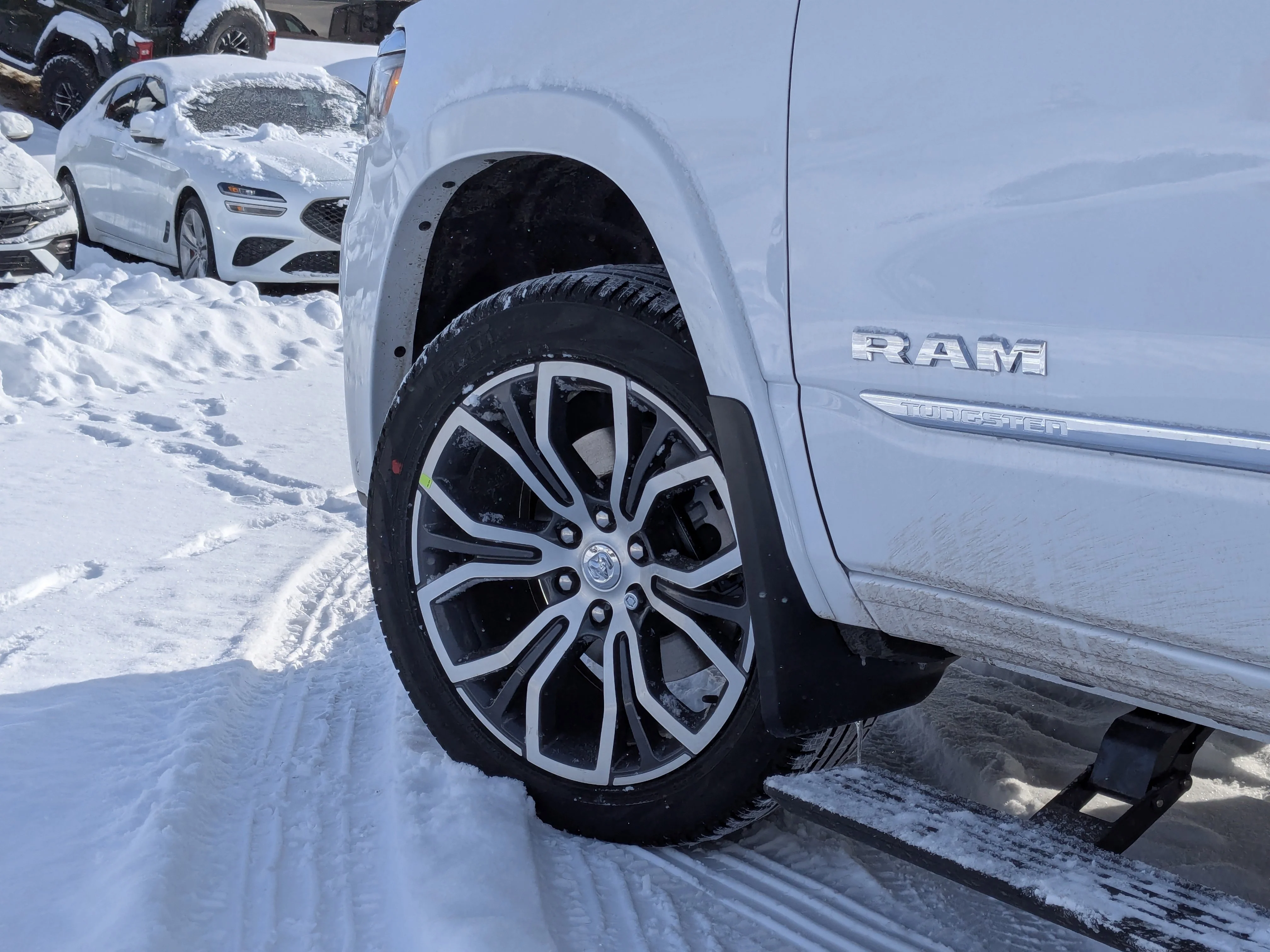 New 2026 White RAM Tungsten - - Hurricane HO Turbo - Multi-Function Tailgate - Prem Lthr - Trailer Brake - 8-Spd Auto image 9