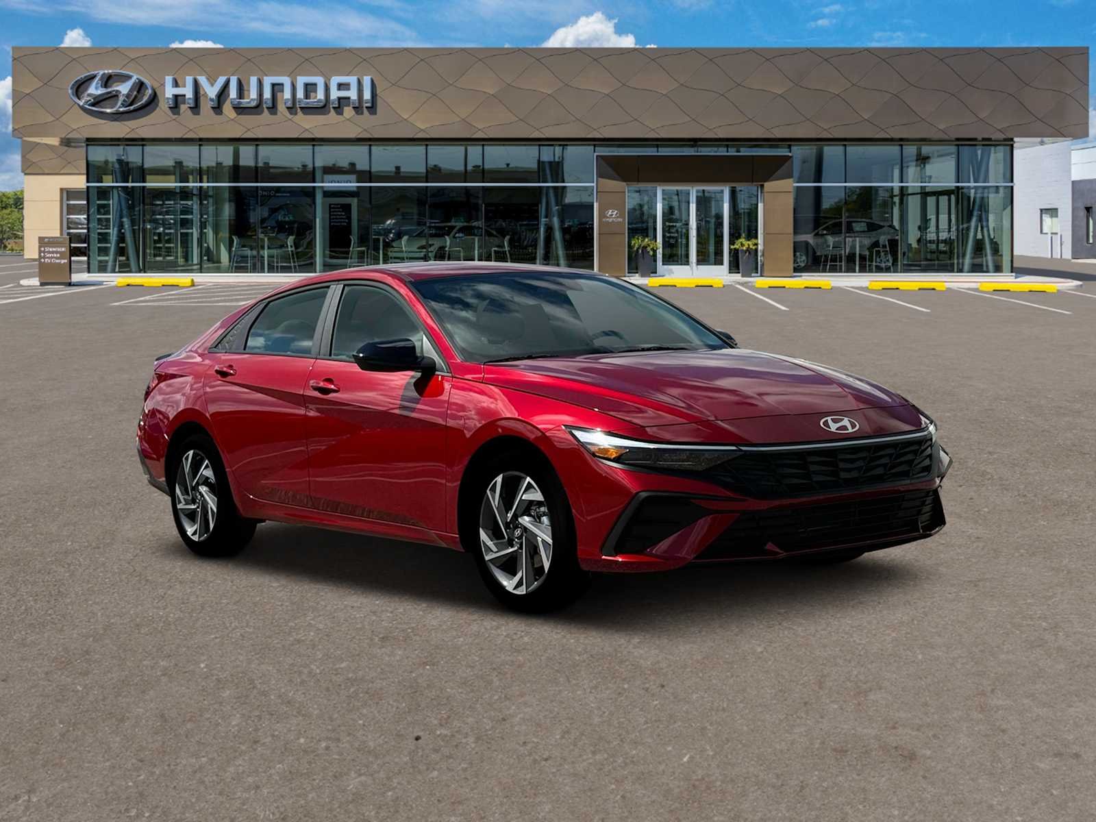 Used 2025 Ultimate Red Hyundai SEL Sport image 11