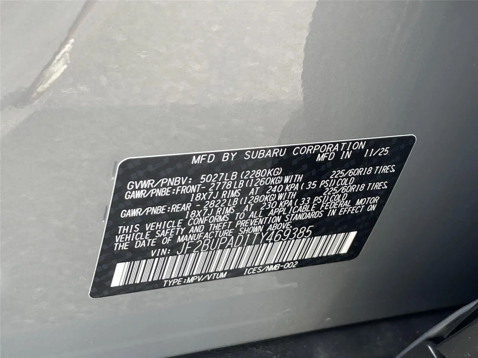 Used 2026 River Rock Pearl Subaru Premium image 31