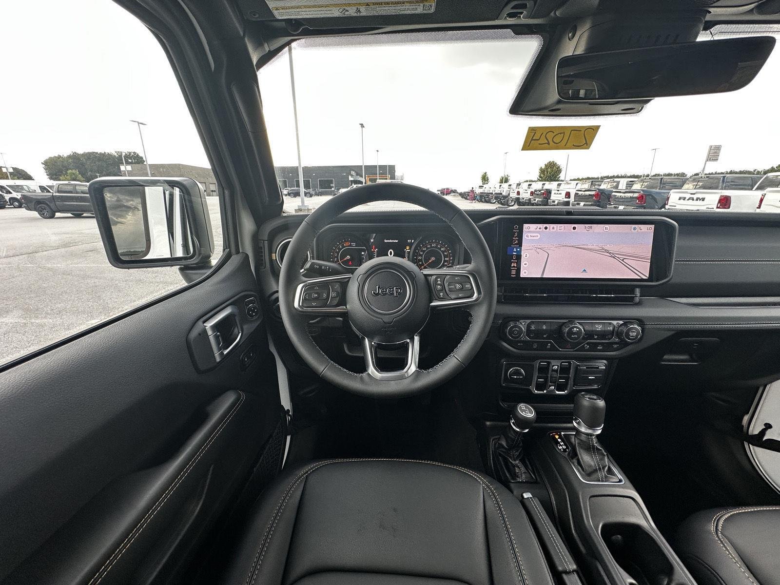 New 2027 Bright White Clear-Coat Paint Jeep Sahara image 12