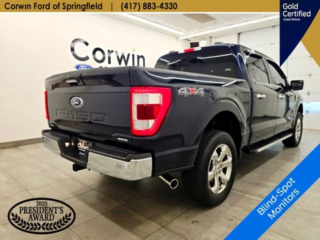 Certified Used 2023 Blue Metallic Ford Lariat image 7