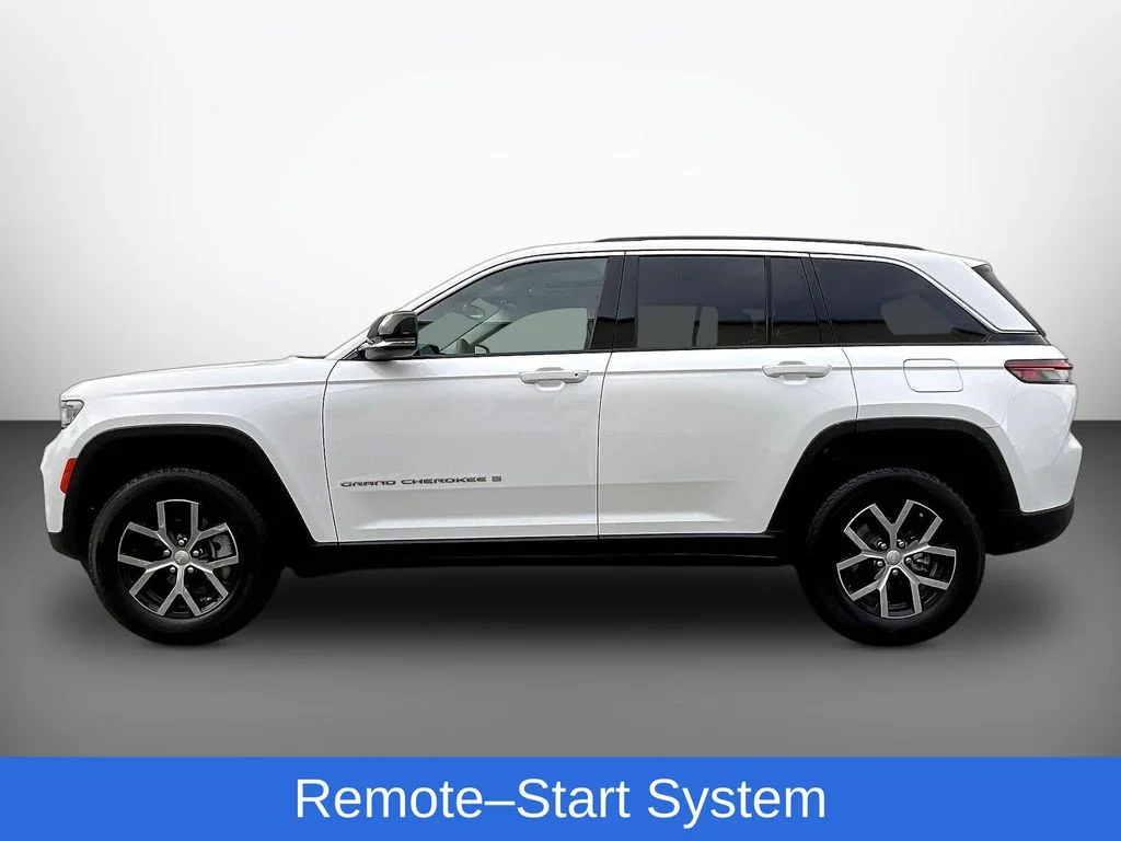 Used 2023 Bright White Clearcoat Jeep Limited image 4