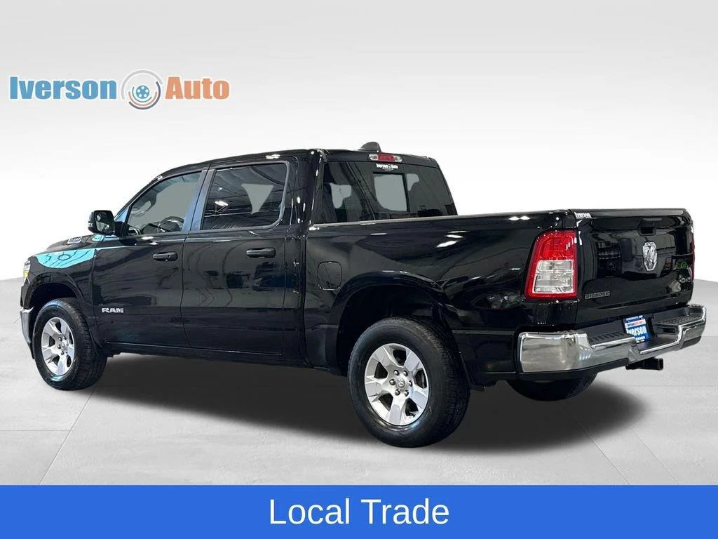 Used 2023 Diamond Black Crystal Pearlcoat Ram Big Horn image 7