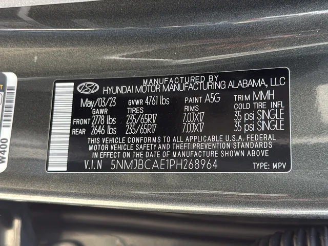 Used 2023 Gray Hyundai SEL image 53