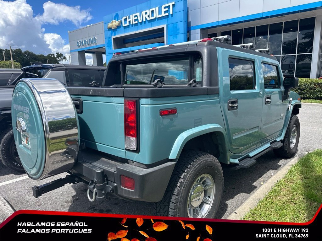 Used 2007 Glacier Blue Metallic HUMMER SUT image 4