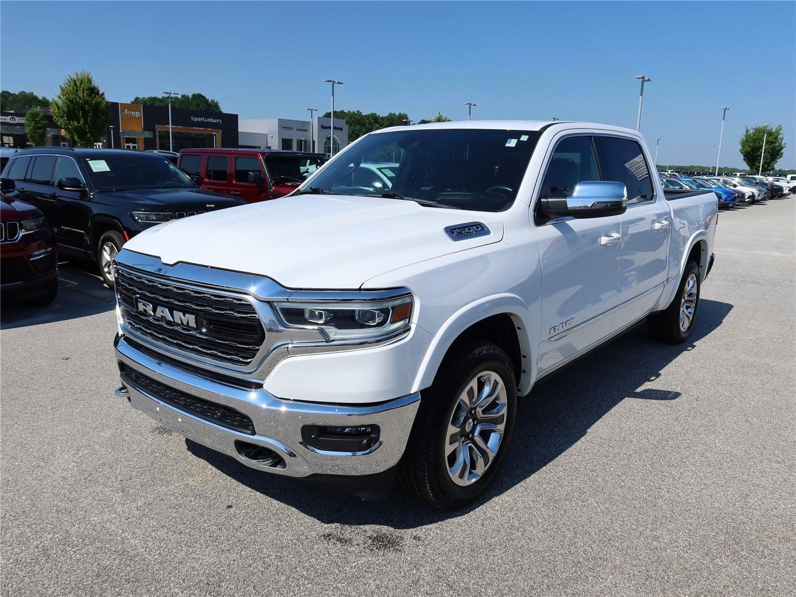 Used 2023 Bright White Clearcoat Ram Limited image 3
