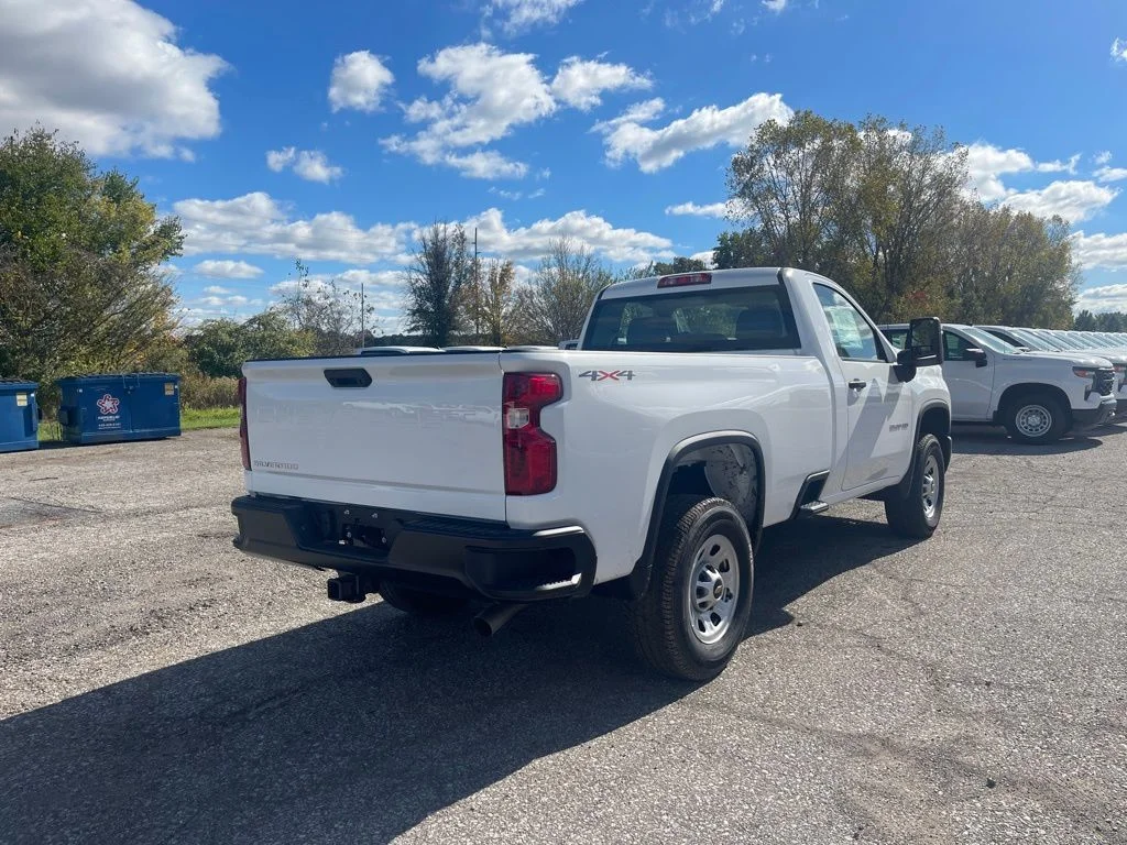 New 2026 White Chevrolet Work Truck image 3