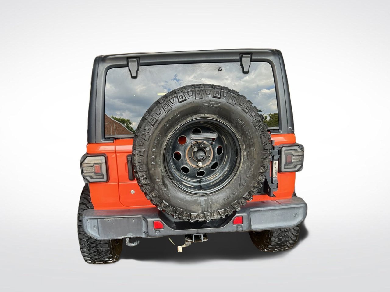 Used 2020 Orange Jeep Unlimited Sahara image 5