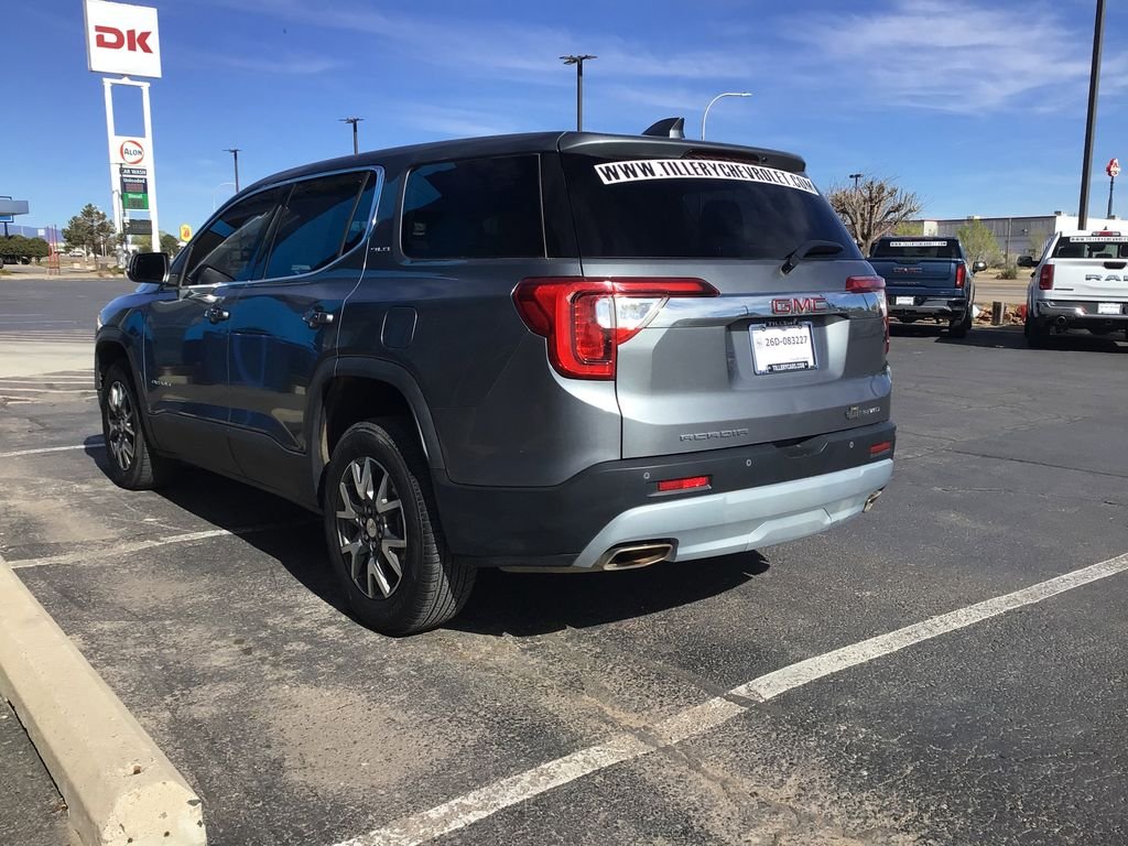 Used 2021 Satin Steel Metallic GMC SLE image 4