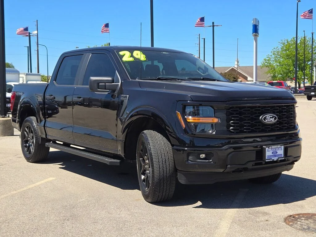 Used 2024 Agate Black Metallic Ford STX image 5