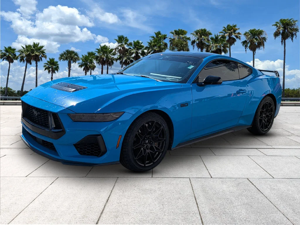 Certified Used 2024 Grabber Blue Ford GT Premium image 3