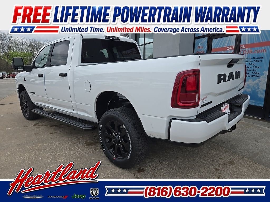New 2026 Bright White Clear-Coat Exterior Paint RAM Big Horn image 8