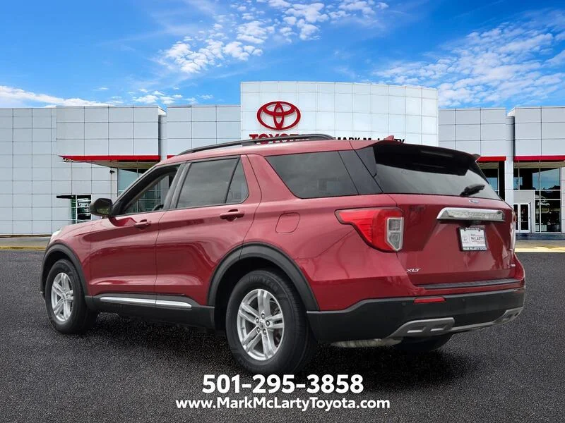 Used 2020 Red Metallic FORD XLT RWD image 3