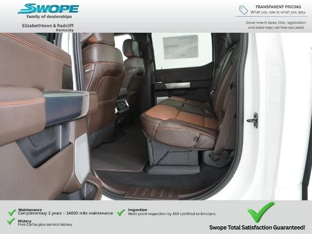 New 2026 Star White Metallic Tri-Coat Ford F-250® King Ranch® image 56