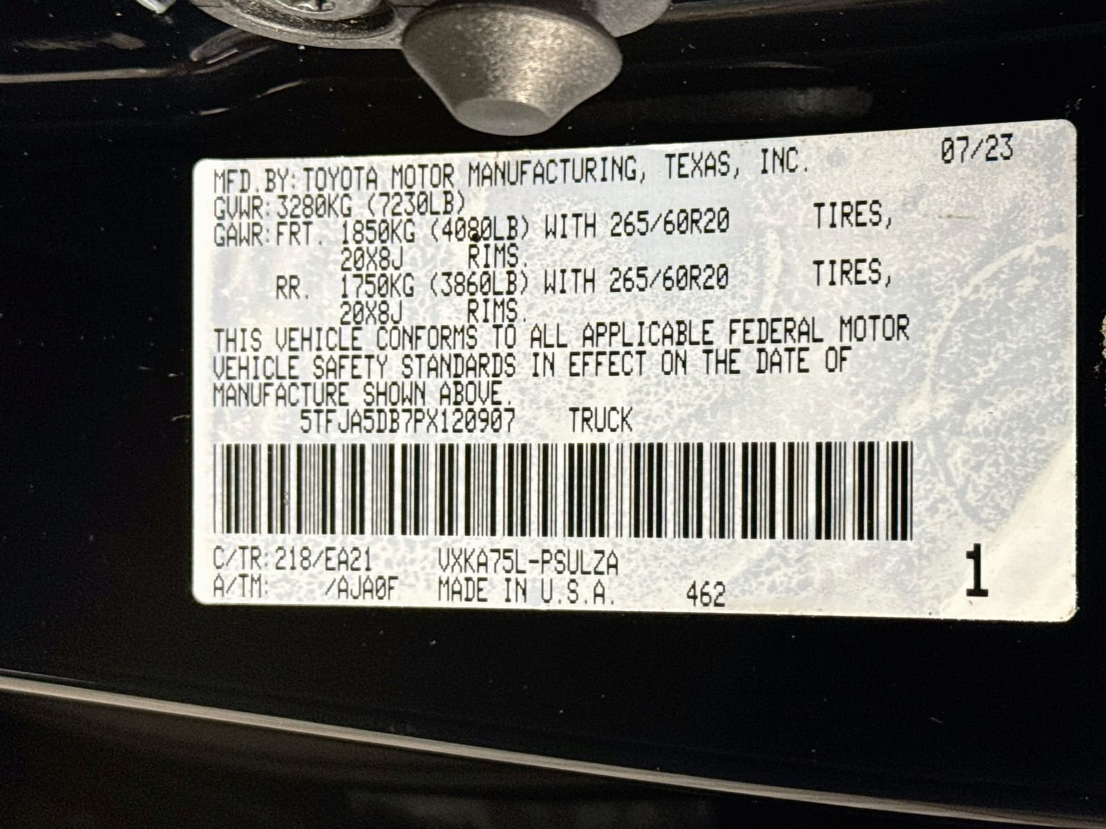 Used 2023 Black Toyota Limited image 33