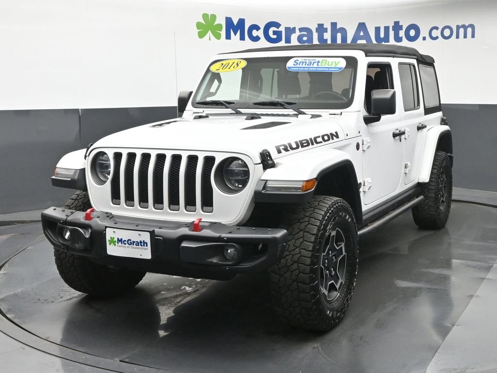 Used 2018 White Jeep Unlimited Rubicon image 21